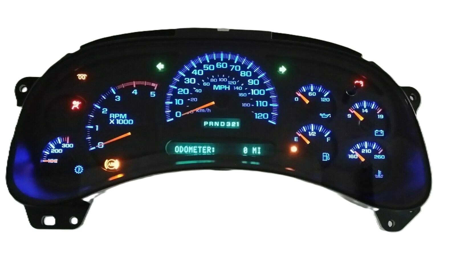 Instrument Cluster, 2003 - 2004 Chevrolet Silverado 2500 HD 6.0L, OE Numbers 15103550, 15114649, 15182146, VCM-IC1000