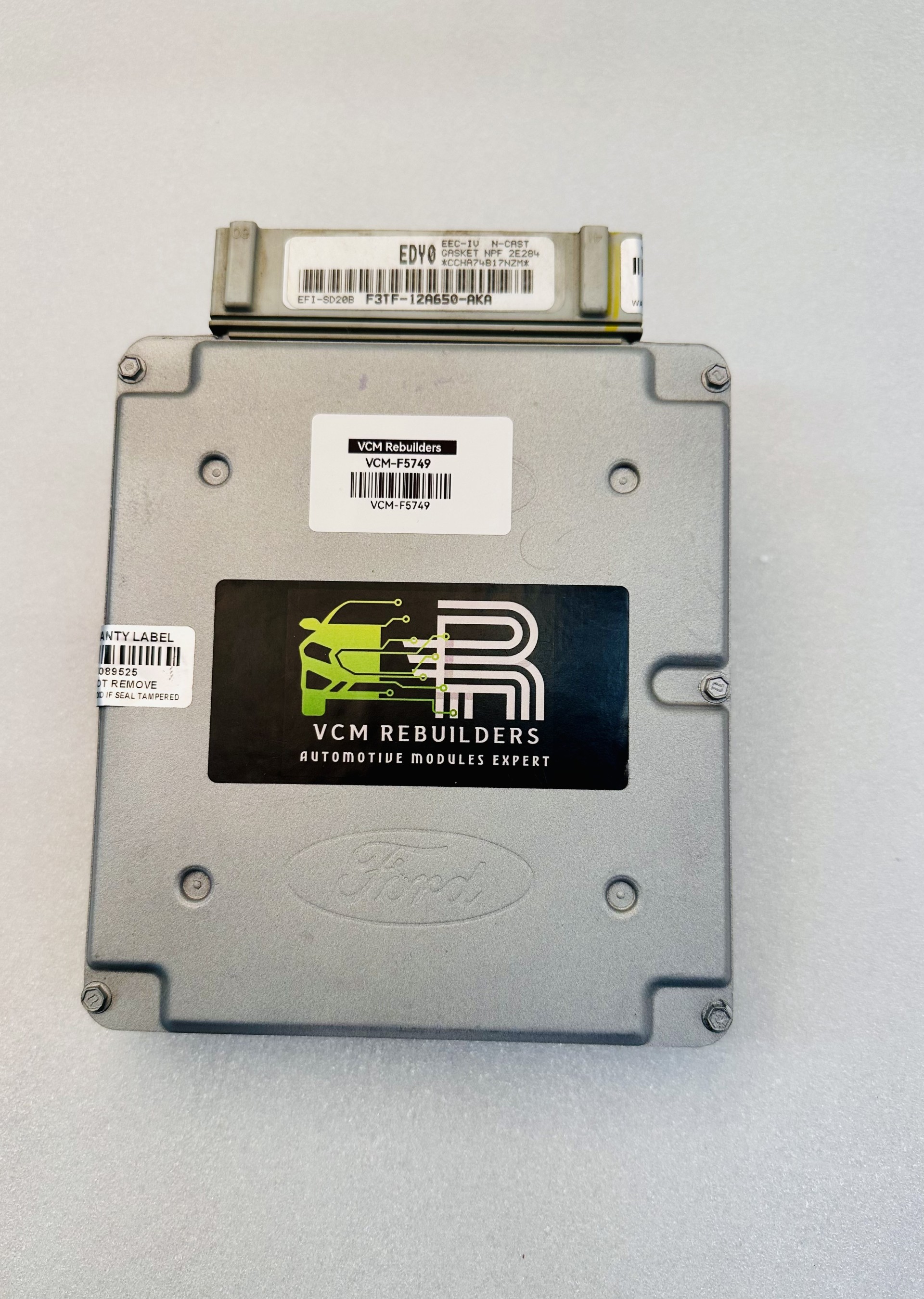 Engine Control Module (ECM), 1993 Ford F-150/  F-250/ Bronco, 5.0L,  F3TZ-12A650-AKA, VCM-F5749