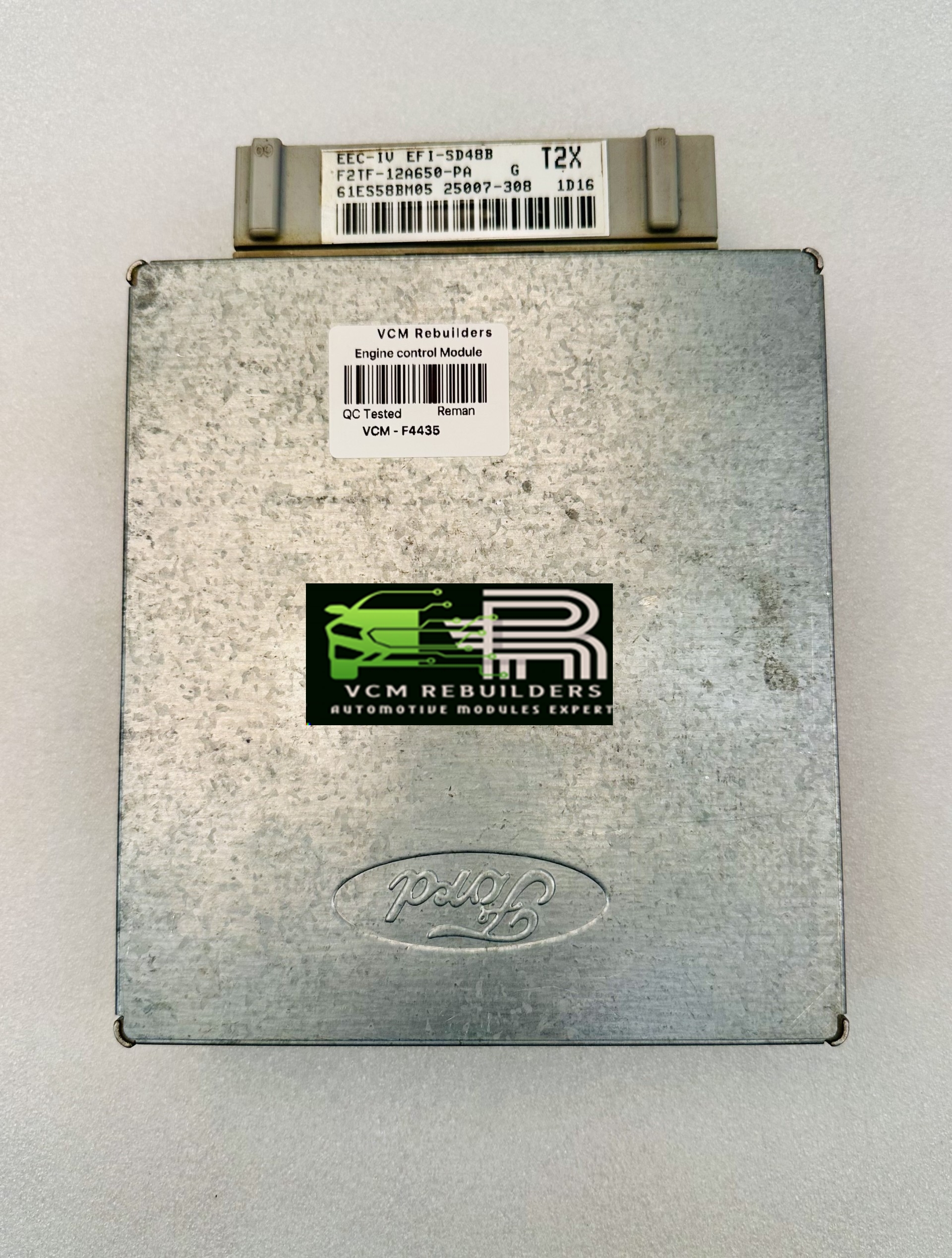 Engine Control Module (ECM), 1993 Ford E-150 Econoline 5.8L, F2TZ-12A650-PA, VCM-F4435